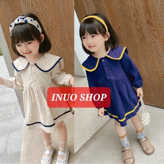 Vestido de manga larga para niñas